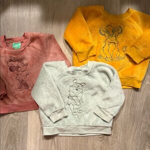 Disney baby sweatshirt bundle